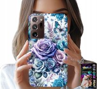 ETUI DO SAMSUNG NOTE 20 ULTRA - KWIECISTE WZORY RÓŻEKWIATKI CASE + FOLIA