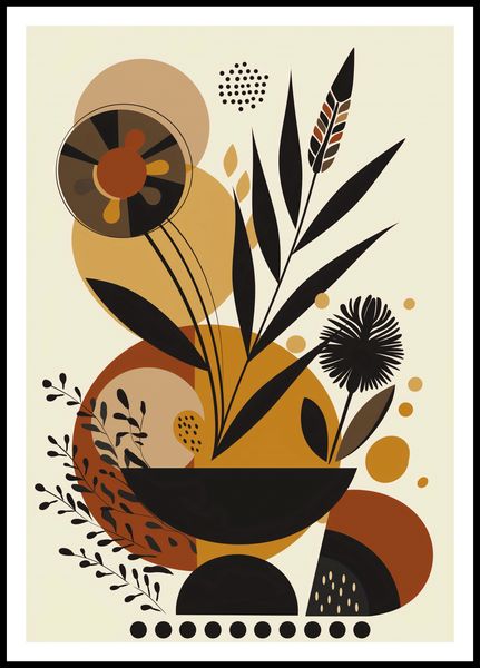 Plakat 68x98cm Ogrody Geometryczne zdjęcie 3