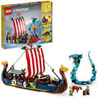 LEGO Creator Statek Wikingów i Wąż Midgardu 31132
