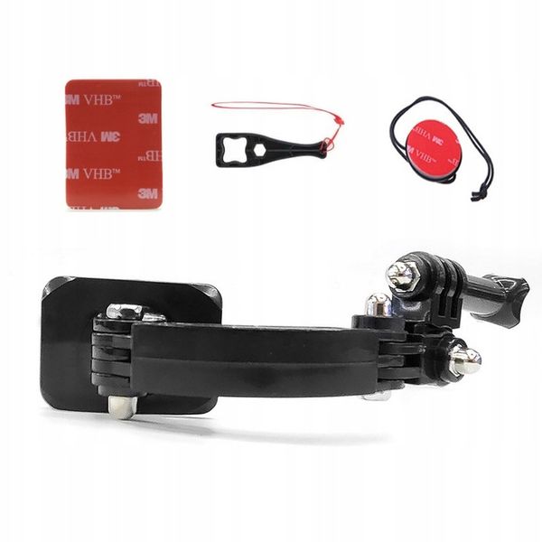 Mocowanie Adapter do Kasku Uchwyt na Kask do Kamer GoPro DJI SJCam Insta360 zdjęcie 9