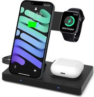 SKSBTF stacja ładująca 3 w 1 czarna