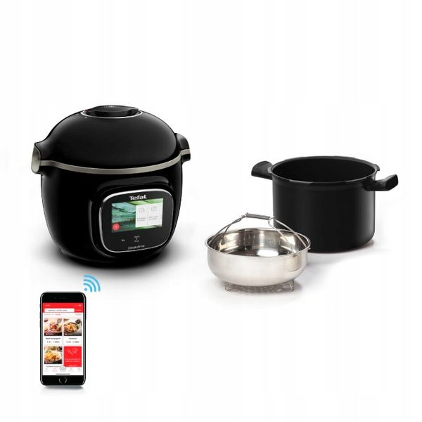 Multicooker TEFAL Cook4me Touch CY912 szybkowar 6l WI-FI zdjęcie 10
