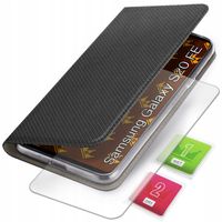 ETUI Z KLAPKĄ DO SAMSUNG GALAXY S20 FE / 5G / LITE MAGNETYCZNE + SZKŁO 9H