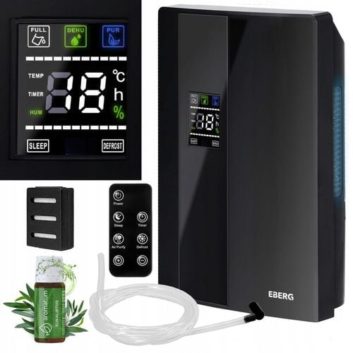 Osuszacz powietrza ZOY pochłaniacz wilgoci 2l lampa UV filtr TiO2 LED na Arena.pl