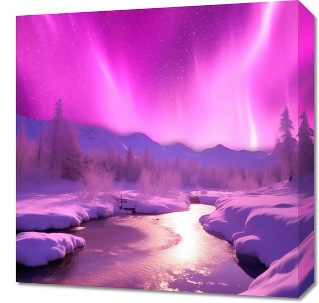Obraz 50x50cm Aurora Nad Niebiem zdjęcie 1