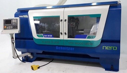 Schnitzer SCH 16120 4x3- tokarka CNC do drewna zdjęcie 1