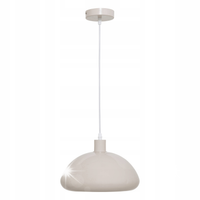 LAMPA SUFITOWA METALOWA BEŻOWA NOWOCZESNA WISZĄCA SAVIO 110 X 27 CM E27