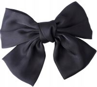 kokarda Spinka do włosów duża kokardka na włosy  N165_Czarny