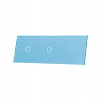 PANEL SZKLANY 1+1+1 (3 PUSZKI) - NIEBIESKI LIVOLO