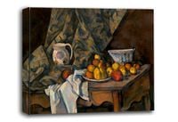 Still Life with Apples and Peaches, Paul Cézanne - obraz na płótnie 70x50 cm