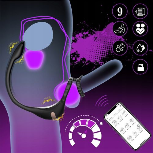 Kontrol przez APP wibrujące pierścienie na penisa na Arena.pl