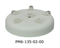 Podsufitka metalowa 6 otworów 135mm kolor biały