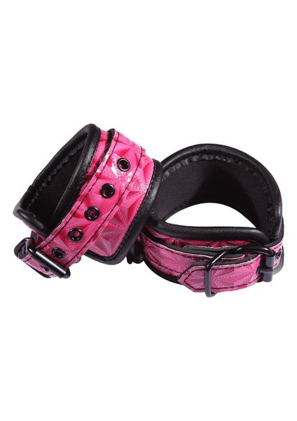 Kajdanki-Sinful Ankle Cuffs Pink zdjęcie 2