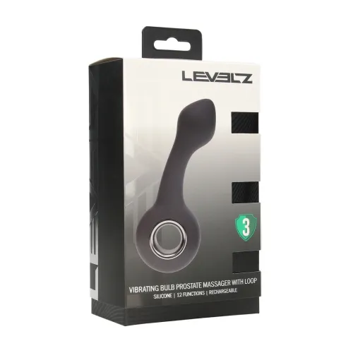 levelz vibrating bulb prostate model z uchwyt loop czarny silikonowy na Arena.pl