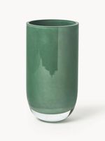 Wazon ze szkła Rosabella, Ø 15 x H 28 cm zielony