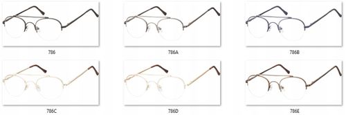 OPRAWKI Korekcyjne OKRĄGŁE Zerówki Uniseks żyłkowe na Arena.pl