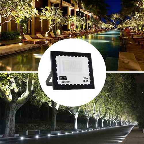 HALOGEN LED 30W NAŚWIETLACZ SLIM ZEWNĘTRZNY ROBOCZY OSZCZĘDNY DO MAGAZYNU na Arena.pl