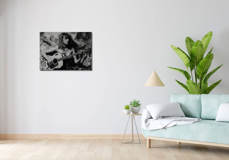 Obraz 70x50cm Młoda Gitarzystka zdjęcie 2