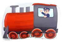 Poduszka dziecięca Mikrofibra 40x40 Greno pociąg lokomotywa