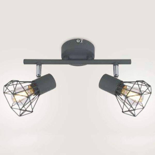 LAMPA sufitowa VERVE 92-60976 Candellux metalowa OPRAWA listwa SPOT reflektorki drut loft szary zdjęcie 3