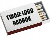 ZAPAŁKI reklamowe z twoim nadrukiem logo personalizowane 50 sztuk