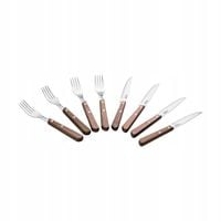Zestaw sztućców LAMART LT2062 Walnut (8 elementów)