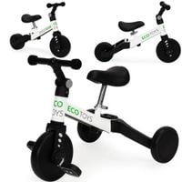 Rowerek trójkołowy biegowy 2w1 z pedałami Ecotoys