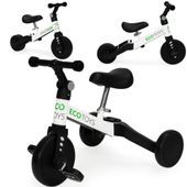 Rowerek trójkołowy biegowy 2w1 z pedałami Ecotoys