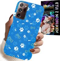 ETUI DO SAMSUNG NOTE 20 ULTRA - ŁAPKI KOŚCI PIES PATROL WZORY DLA DZIECI