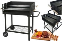 GRILL MG648 PROSTOKĄTNY DUŻY NA KOŁACH MASTERGRILL