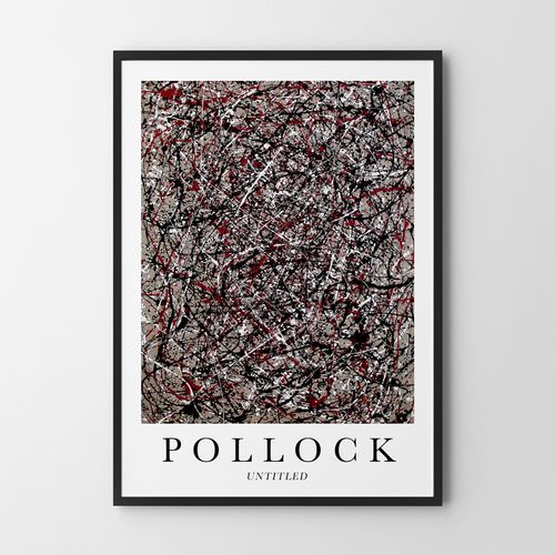 Plakat Jackson Pollock abstrakcja 21x29,7 cm A4 na Arena.pl
