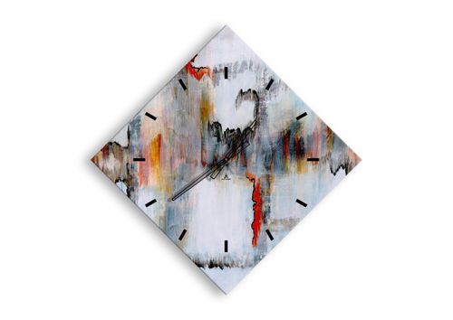 Zegar Ścienny - Zamazane Postaci  - 60X60 Cm - C3Ad60X60-3676 na Arena.pl