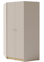Szafa Narożna Do Pokoju Młodzieżowego Piaskowy Beż 95 cm ALI MB - 2 Kolory