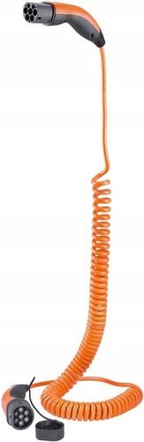 Kabel spiralny Type2 LAPP do ładowania samochód 5m na Arena.pl