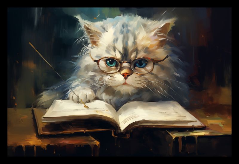 Plakat 30x20cm Ucz Się Ucz zdjęcie 2