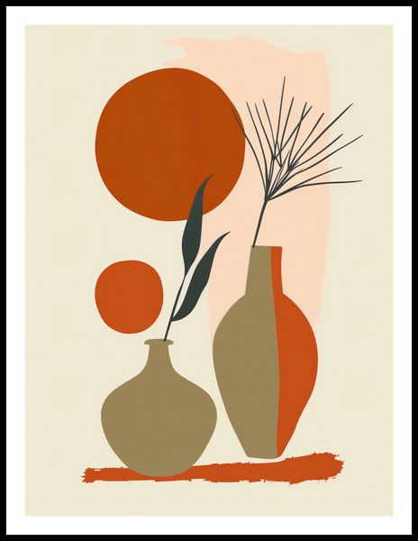 Plakat 60x80cm Wazy w Czerwieni zdjęcie 3