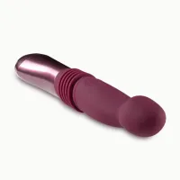 temptasia trixie wine red - model z funkcją ruchu i silikonem puria™
