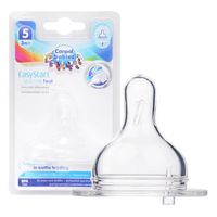 CANPOL Smoczek do butelek szerokootworowych easystart trójprzepływ 3m+ 1 sztuka