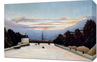 Obraz 60x40cm The Eiffel Tower, Rousseau Vintage do Salonu