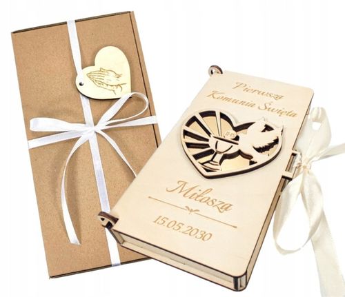 Pamiątka Pierwsza Komunia Święta kartka pudełko P1 na Arena.pl