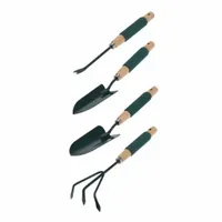 ZESTAW NARZĘDZI OGRODOWYCH grabki łopatka 4 elem