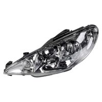 REFLEKTOR LAMPA LEWA PEUGEOT 206 2002 2003 2004 2005 2006 2007 2008 2009