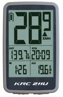 Przewowdowy licznik rowerowy KROSS 11 funkcji, USB KRC 211U