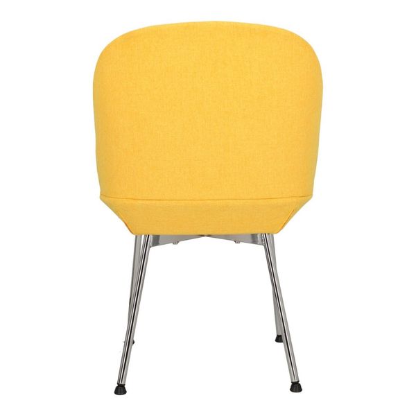 Krzesło Cloe żółte/ chrom zdjęcie 7