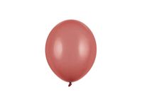 Balony pastelowe bordowe burgundowe strong, 12 cm 3 szt.