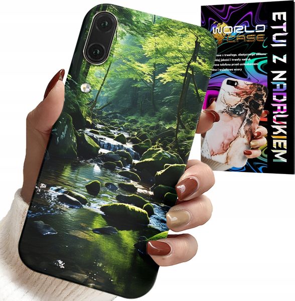 ETUI DO HUAWEI P20 - LAS RZEKA STRUMIEŃ PRZYRODA WIDOKI zdjęcie 1