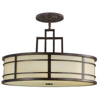 LAMPA wisząca FE-FUSION-P-L Elstead FEISS metalowa OPRAWA industrialna okrągła brąz