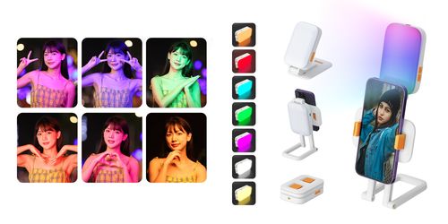 Lampka LED z uchwytem na smartfon Camrock Live Stream na Arena.pl