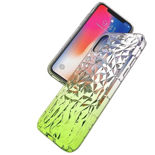 Etui Diamond Ombre Iphone X Limonkowe na Arena.pl