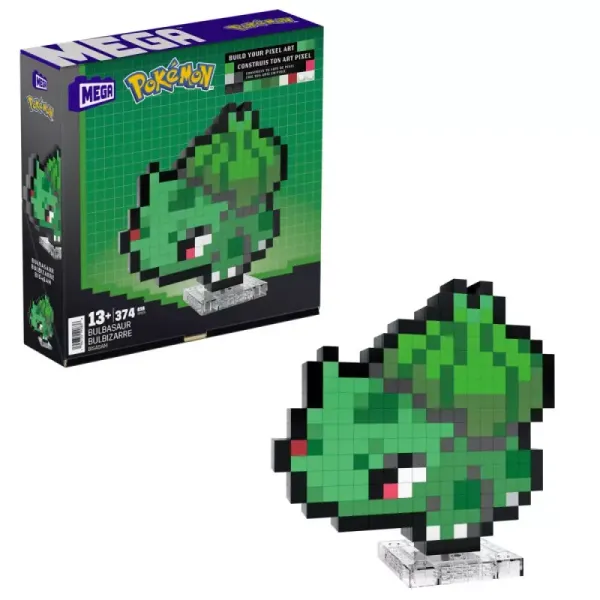 Klocki Mega Pokemon Klocki Pixel Bulbasaur zdjęcie 1